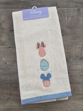 Disney Mickey & Minute Mouse Eggs Easter Hand Towel - Celebrate Together NWT